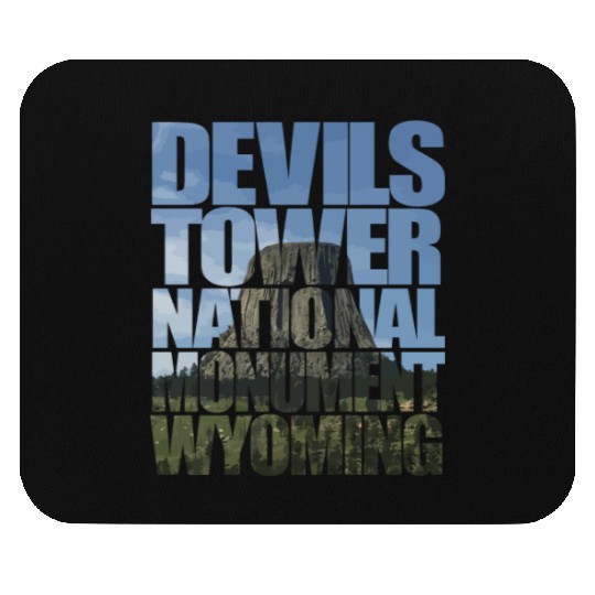 Devils Tower National Monument Wyoming Souvenir Mouse Pads