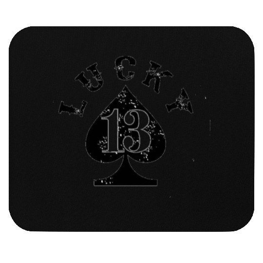 Lucky 13 Spade Mouse Pads