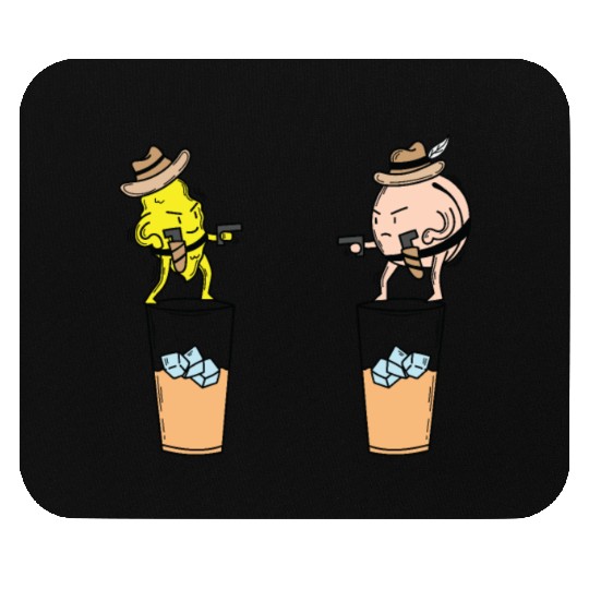 Iced Tea Lemon and Peach in the wild West Mouse Pads