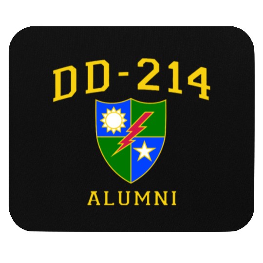US Army Ranger Veteran DD214 Alumni Logo Insignia Mouse Pads