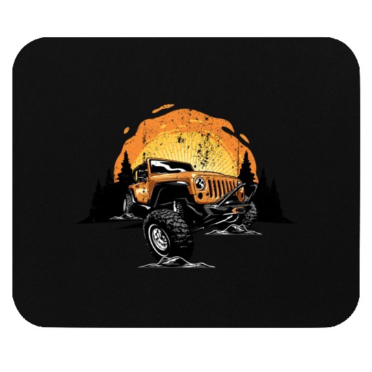Jeep adventure Mouse Pads