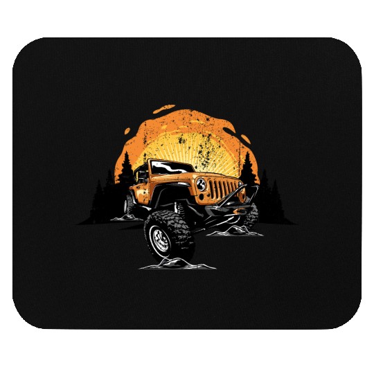 Jeep adventure Mouse Pads