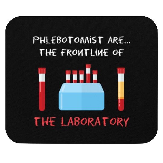 Phlebotomist Laboratory Blood Phlebotomy Syringe Mouse Pads