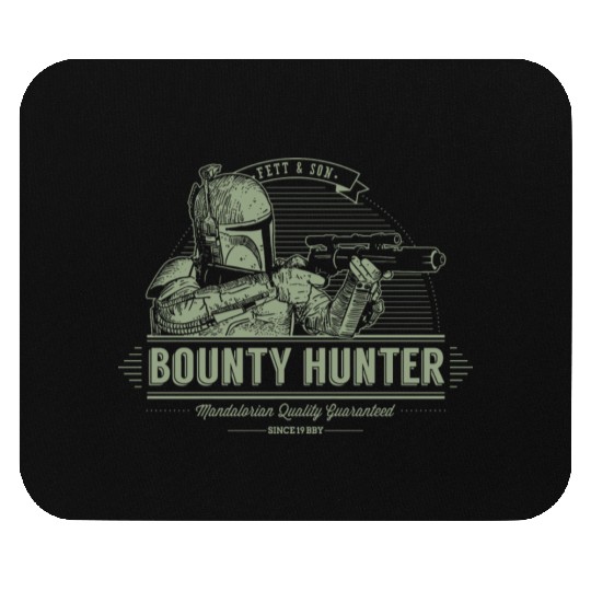 Boba Fett and son Bounty hunter Mouse Pads
