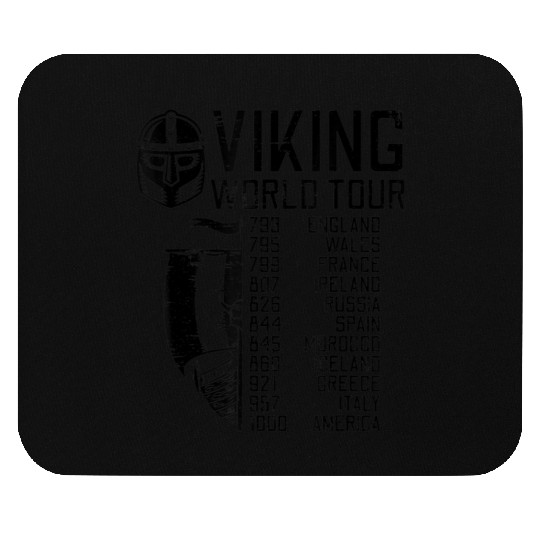Viking World Tour Norse Mythology Gift Historical Mouse Pads