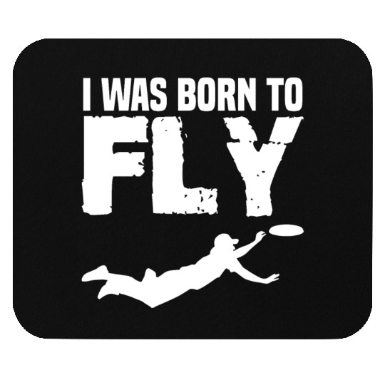 Ultimate Frisbee Jokes Disk Throw Mouse Pads