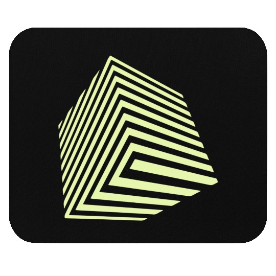 Geometric Cube Mouse Pads