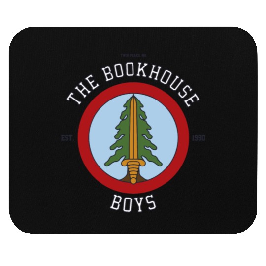 Twin Peaks The Bookhouse Boys Est 1990 Logo Mouse Pads