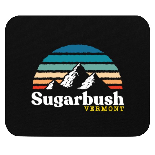 Sugarbush Vermont Usa Ski Resort 1980S Retro Mouse Pads