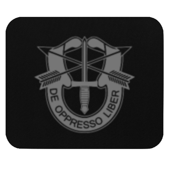 Us Special Forces De Oppresso Liber Chest Grey Mouse Pads
