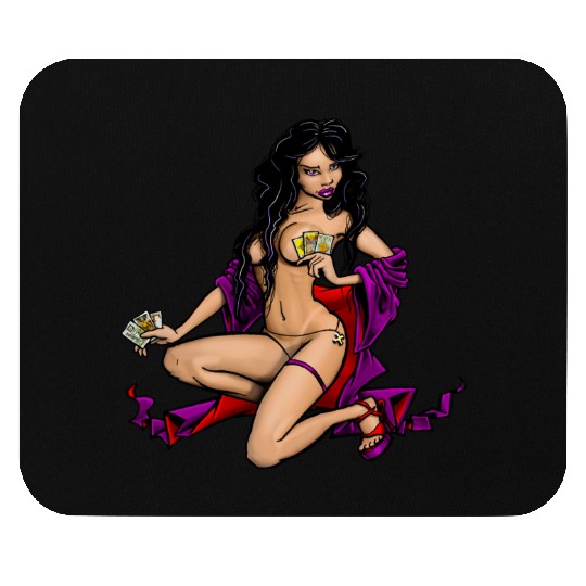 Tarot witch Mouse Pads