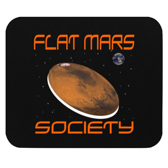 Flat Mars Society Mouse Pads