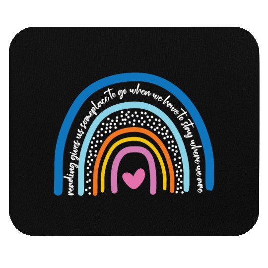 Reading Gives Us Someplace To Go Book Literature Mouse Pads