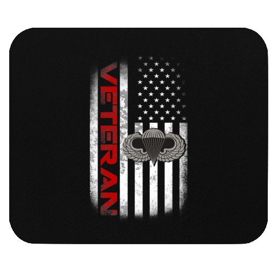 Vintage Flag US Paratrooper Airborne Division Army Mouse Pads
