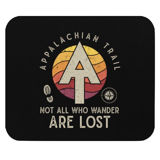 Appalachian Trail Logo Hiking Wander in the US Mouse Pads