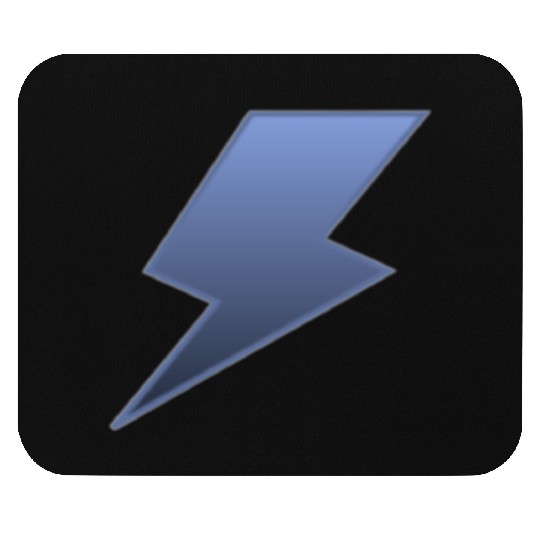 lightning bolt blue Mouse Pads