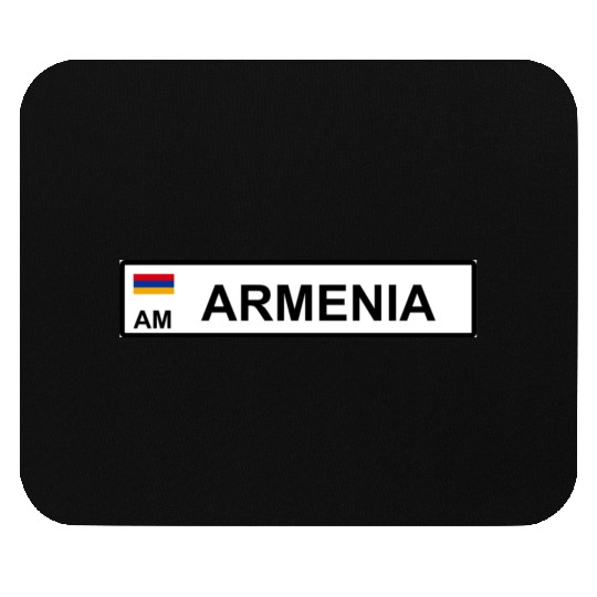 Realistic Armenia License Plate Sticker Mouse Pads