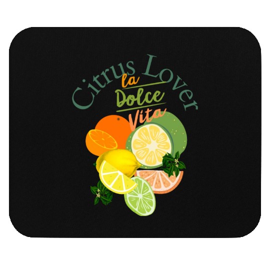 Citrus Lover la Dolce Vita Mouse Pads