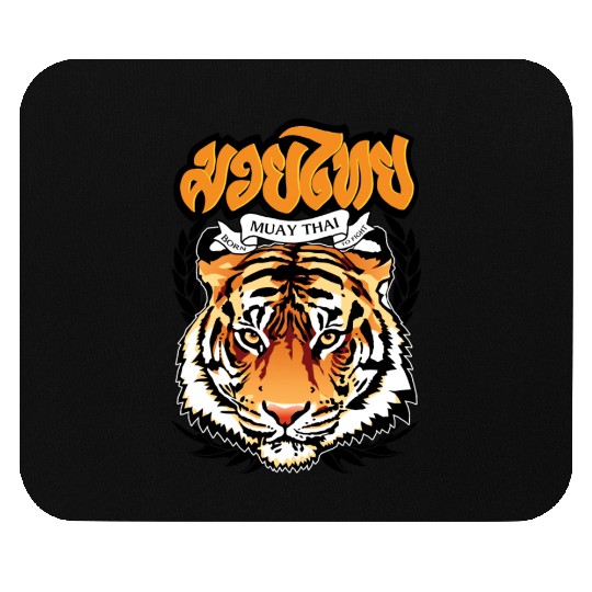 Muay Thai Tiger Mouse Pads