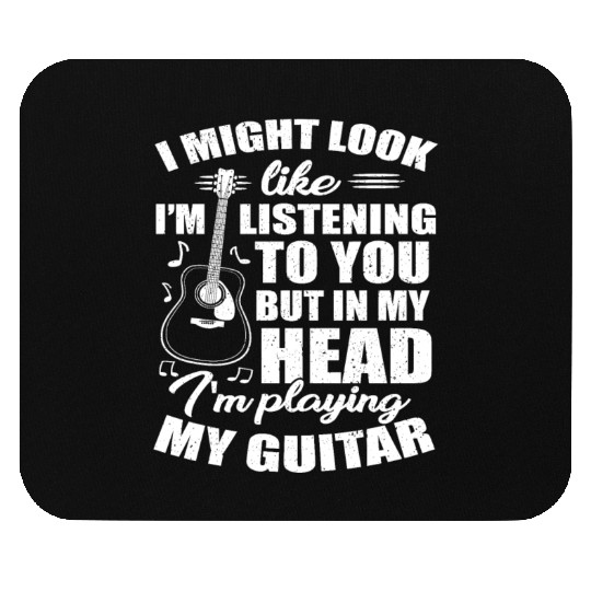 Guitar Saying Mouse Pads