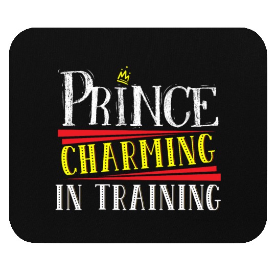 Prince Charming In Training Crown King Queen Mouse Pads