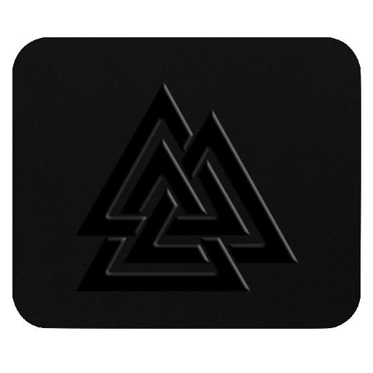 Valknut Pagan Viking Germanic Triangles Symbol Mouse Pads
