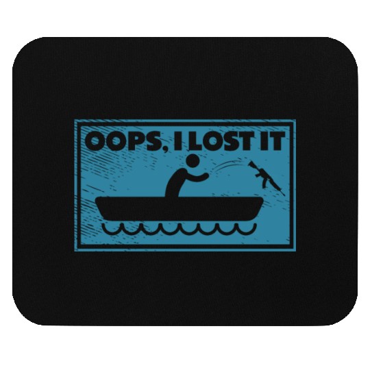 Boating Gun Oops I Lost it Weapons Pew Guns Mouse Pads