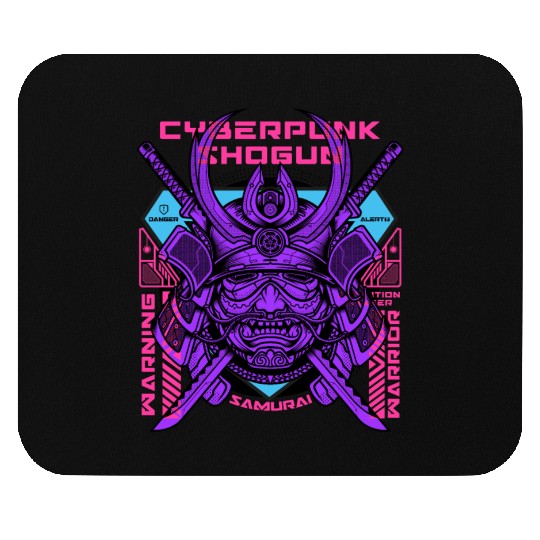 cyberpunk shogun Mouse Pads