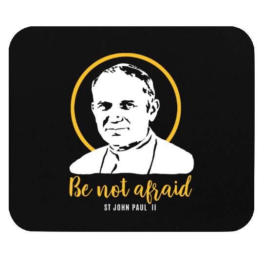 Saint John Paul II JP2 Catholic Pope Religion Mouse Pads