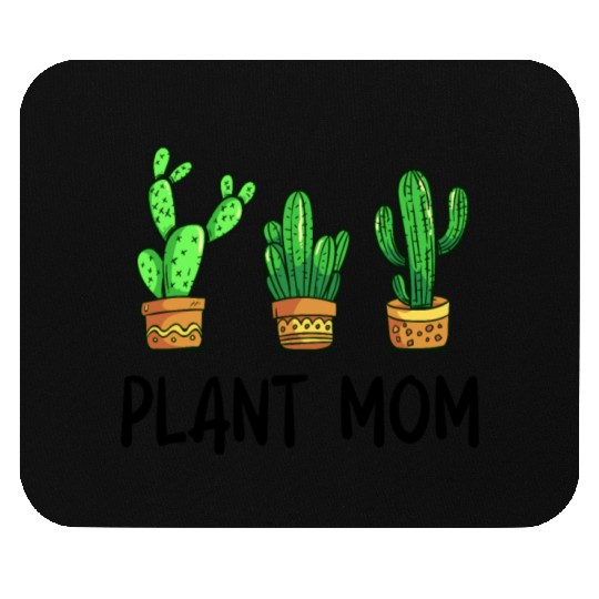 Plant Mom Funny Cactus Succulent Mouse Pads