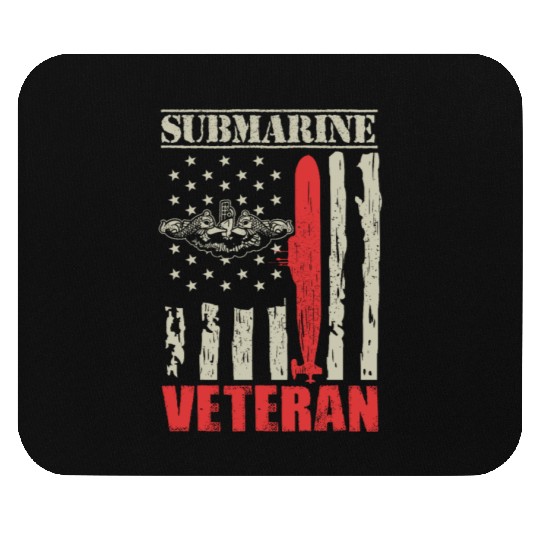 US Military Submarine Gift For A Veteran Mouse Pads