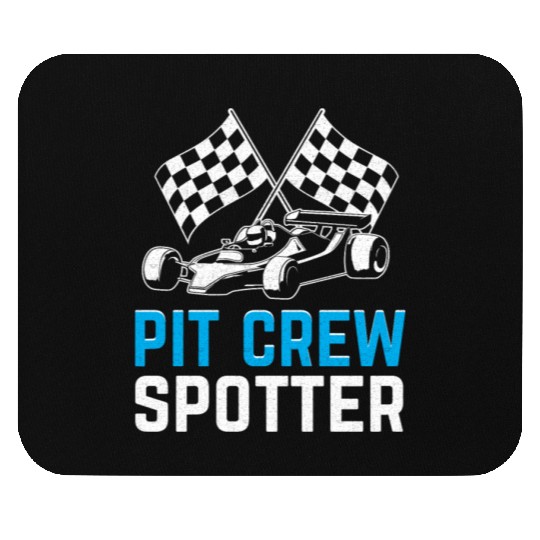 Pit Crew Spotter Race Car Racing Mouse Pads