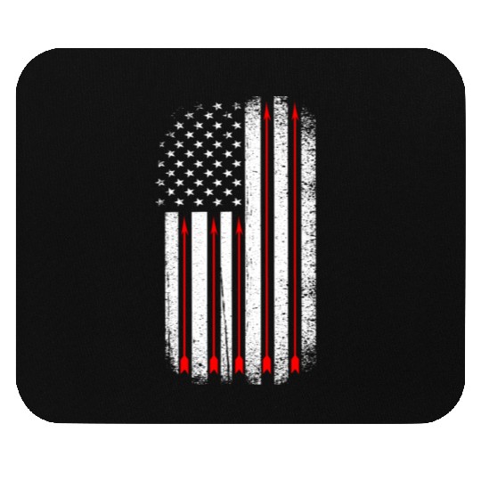 Archery USA American Flag Mouse Pads
