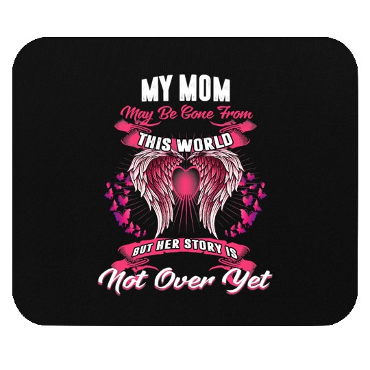 Angel Mommy Angel Wings Apparel Rest in Peace Mom Mouse Pads