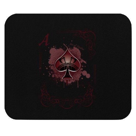 Spades Ace Viking Rockabilly Poker Gift Mouse Pads