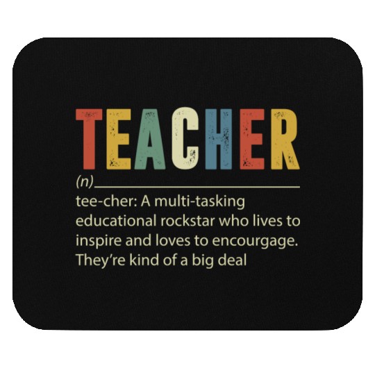 Teacher Multi tasking Educational Rockstar Mouse Pads