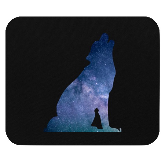Galaxy Wolf Mouse Pads