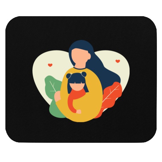 I Love You, Mama & Baby Mouse Pads, Mommy and Me Mouse Pads