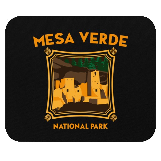 Mesa Verde National Park Novelty Graphic Design Mouse Pads