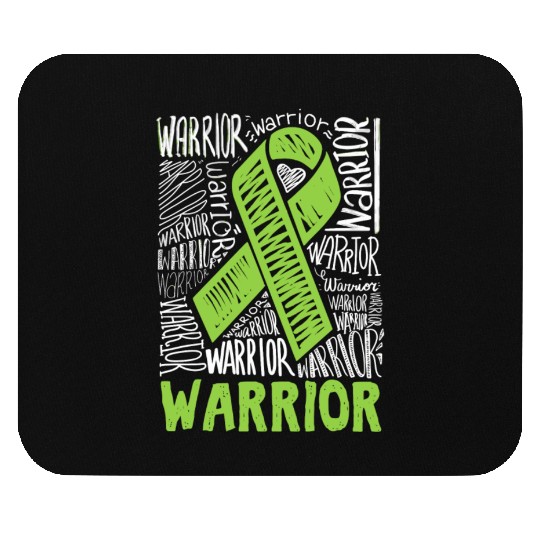 Non-Hodgkins Lymphoma Warrior Lime Green Awareness Mouse Pads