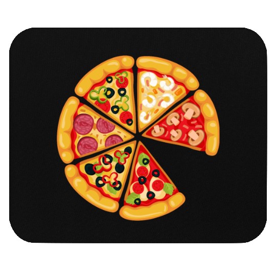 Pizza and Slice Dad and Son Matching Mouse Pads