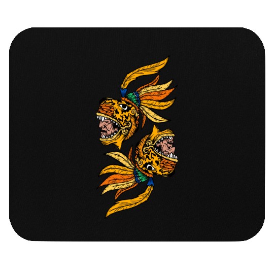 Aztec Warior Jaguar Maya Inca Culture Mouse Pads