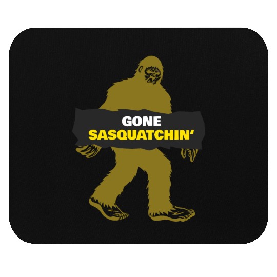 Bigfoot gone squatching Mouse Pads