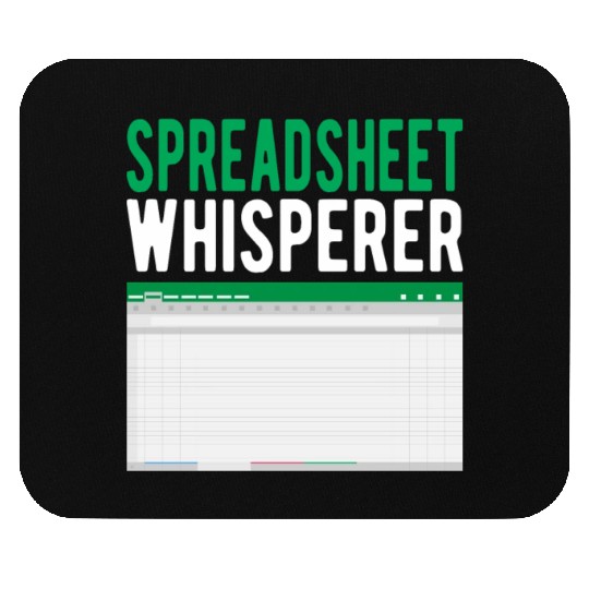 Spreadsheet Whisperer Excel Accounting Accountant Mouse Pads