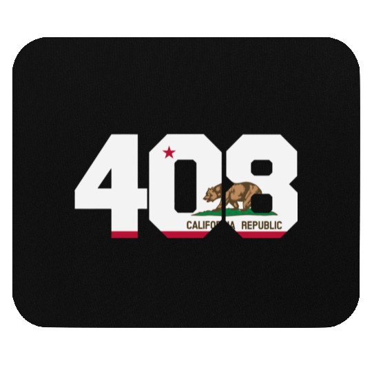 Area Code 408 San Jose California Mouse Pads