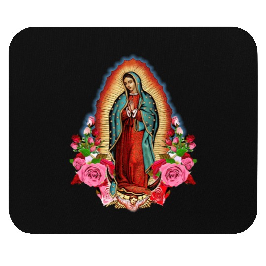 Our Lady Of Guadalupe Saint Virgin Mary birthday c Mouse Pads