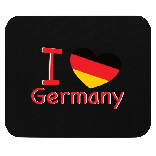 Germany I Love Germany Mouse Pads