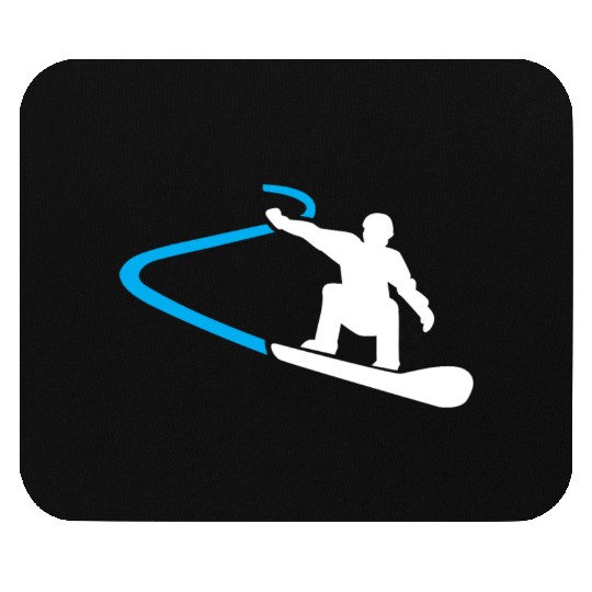 snowboarder snowboarding snowboard Mouse Pads