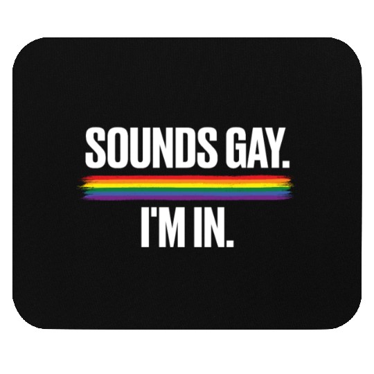 Gay Couple Homosexual LGBTQ Queer Pride Mouse Pads