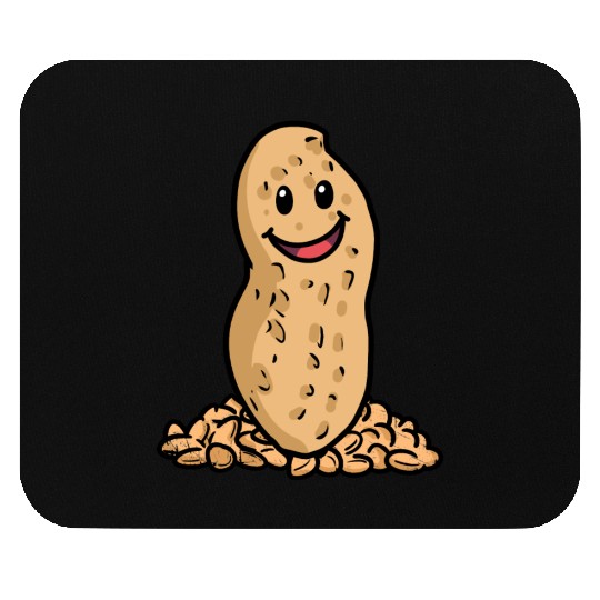 happy Peanuts Nuts Kids Baby Snack Illustration Mouse Pads